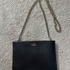 Kate Spade Black Crossbody Bag with Chain Strap never used